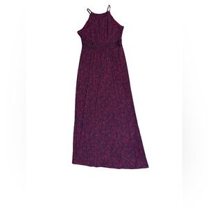 LOFT Strapless Purple Dress